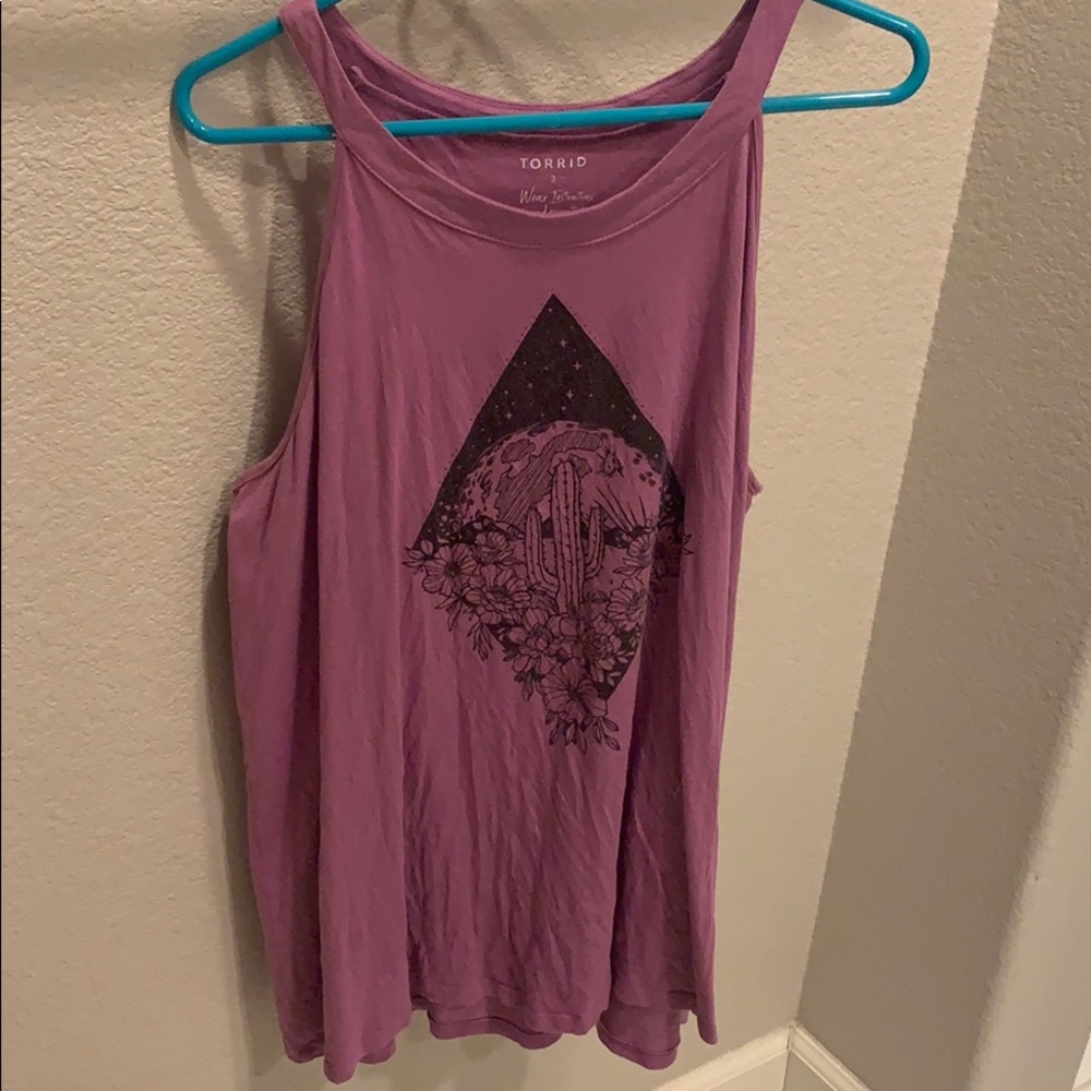 Purple torrid tank